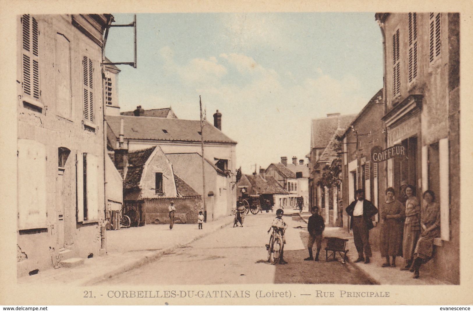 °°°°  45 CORBEILLES  DU GATINAIS    °°°°  Rue Principale        /////  REF.   MAI 18 .  BO.  45 - Autres & Non Classés