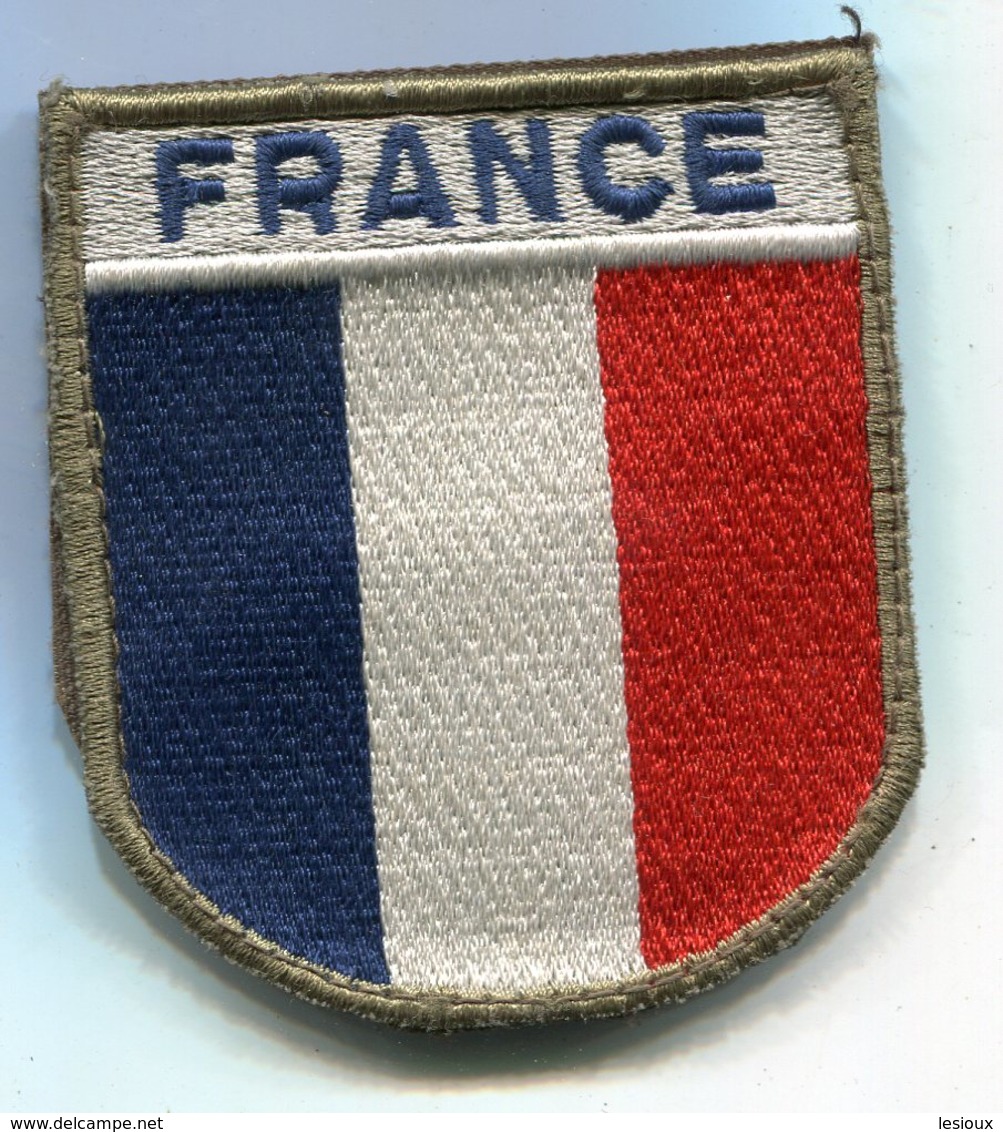 914 INSIGNE TISSUS PATCH  FRANCE OPEX VELCRO 65X75mm - Escudos En Tela