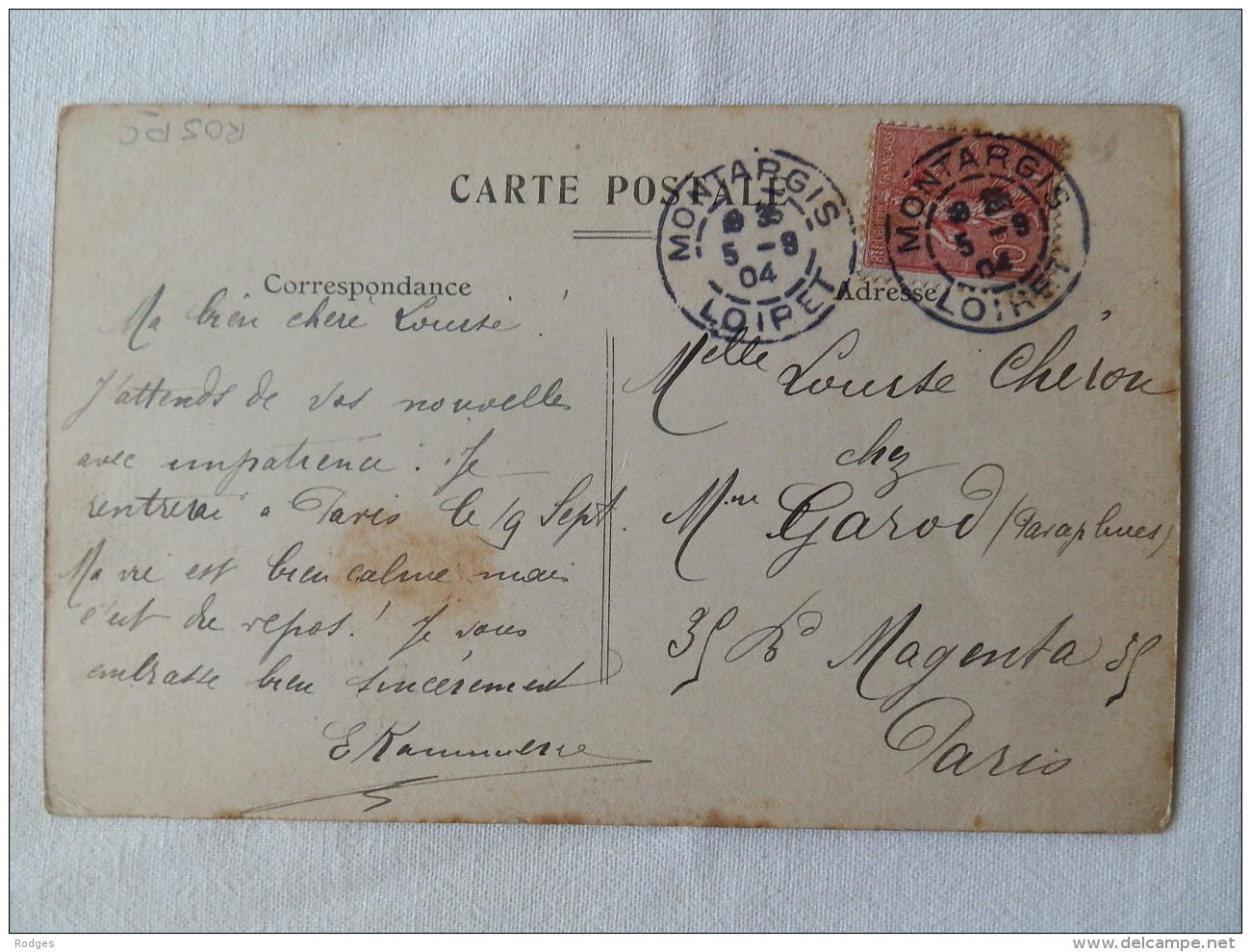 Dep 45 , Cpa MONTARGIS , Poterne Du Chateau (029) - Montargis