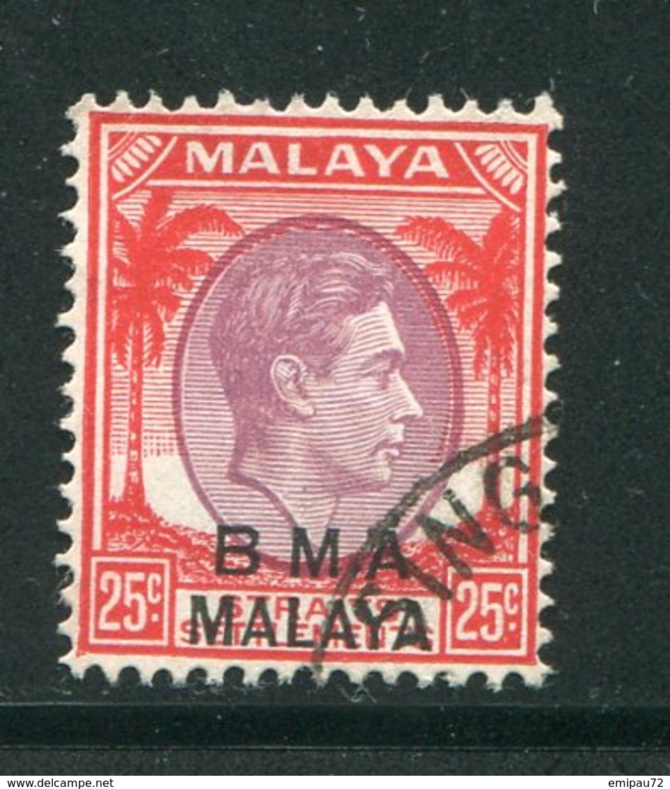 MALAISIE- Y&T N°10- Oblitéré - Malaya (British Military Administration)