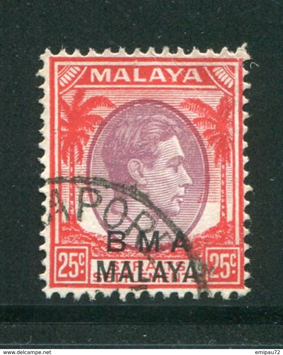 MALAISIE- Y&T N°10- Oblitéré - Malaya (British Military Administration)