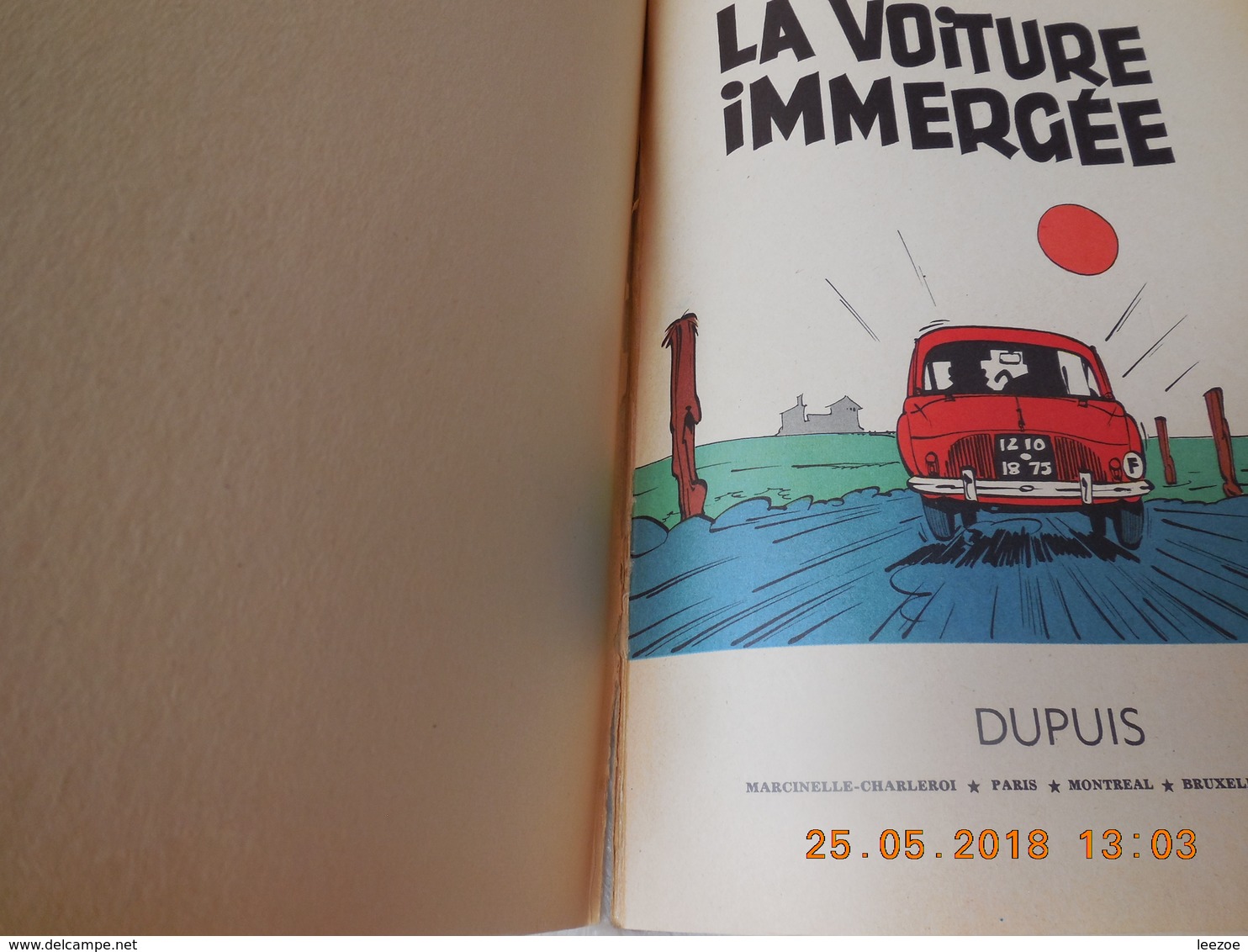 Gil Jourdan La Voiture Immergée  De Maurice Tillieux Chez Dupuis - 1967 - Gil Jourdan