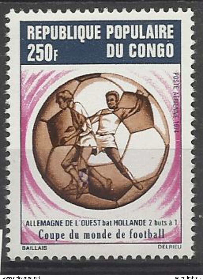 Foot Ball Soccer** MNH Allemagne 74  Congo 189A88+A90 Coupe  Du Monde 1974 - 1974 – Germania Ovest