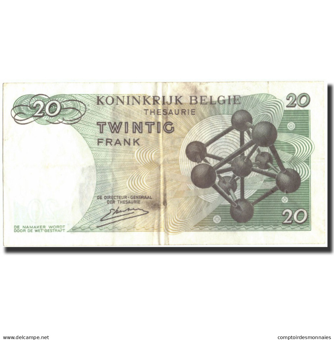 Billet, Belgique, 20 Francs, 1964, 1964-06-15, KM:138, TB+ - 50 Franchi