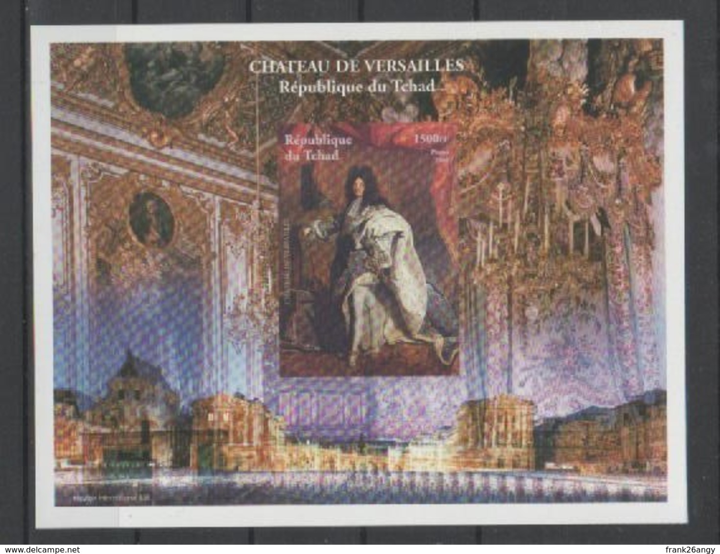 REP. DU TCHAD -  2001 Castello Di Versailles S/s Imperforated 1 BF Nuovo** Perfetto - Ciad (1960-...)