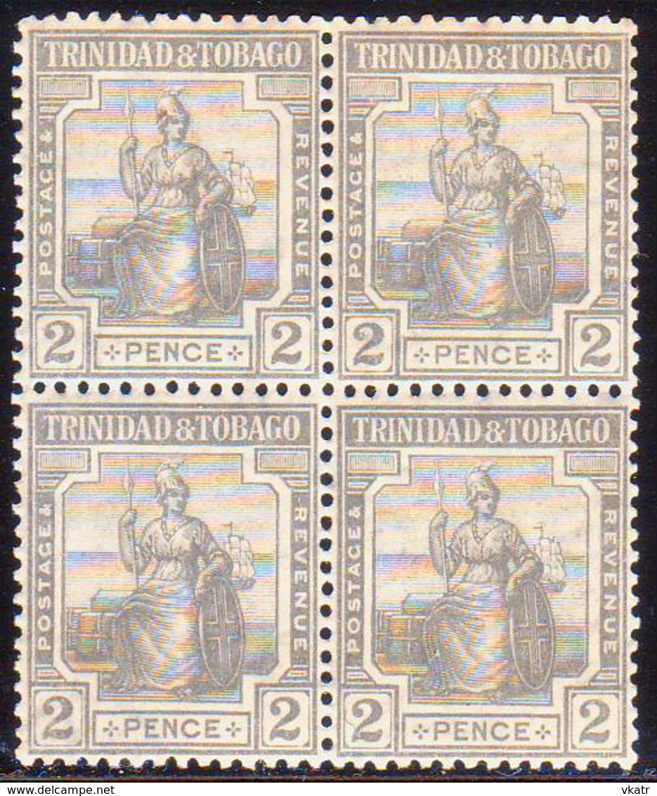 TRINIDAD & TOBAGO 1922 SG #209 2d MNH In A Block Of Four - Trinidad & Tobago (1962-...)