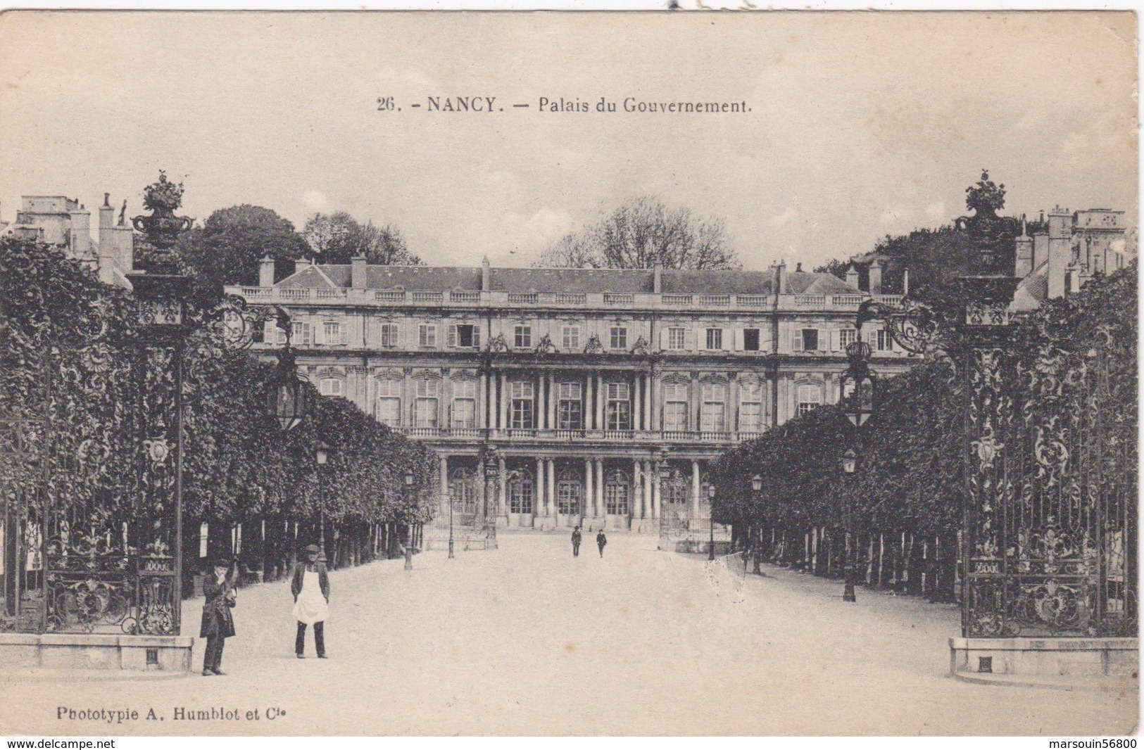 CPA N°26 Dept 54 NANCY Palais Du Gourvernement - Nancy