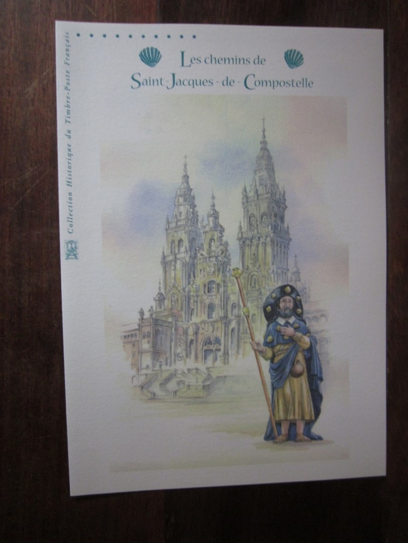 Premier Jour - Collection Historique Du Timbre-poste Français - Les Chemins De Saint-jacques-de-compostelle (2012) - Documents De La Poste