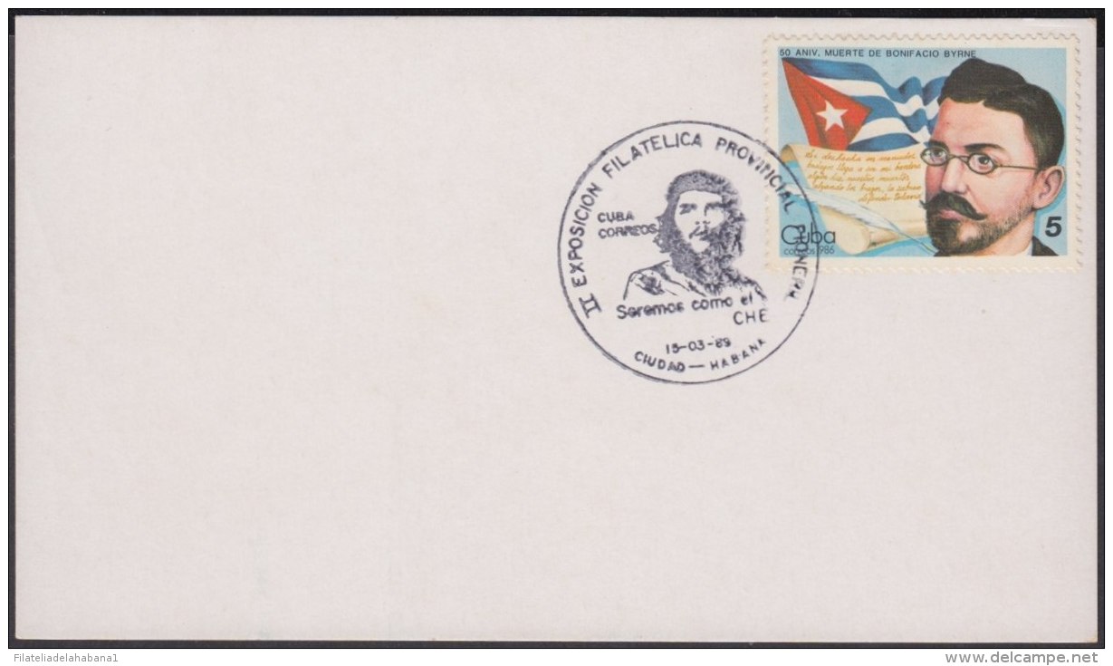 1989-CE-20 CUBA 1978 SPECIAL CANCEL. EXPO PIONERIL JUVENIL. ERNESTO CHE GUEVARA. - Brieven En Documenten