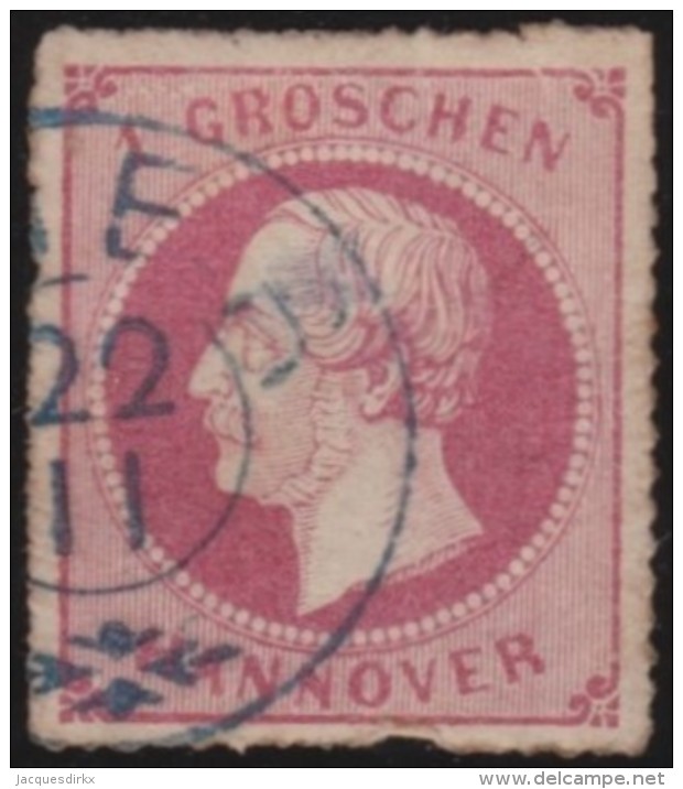 Hannover  .     Michel    .     14       .     O      .       Gebraucht - Hanovre