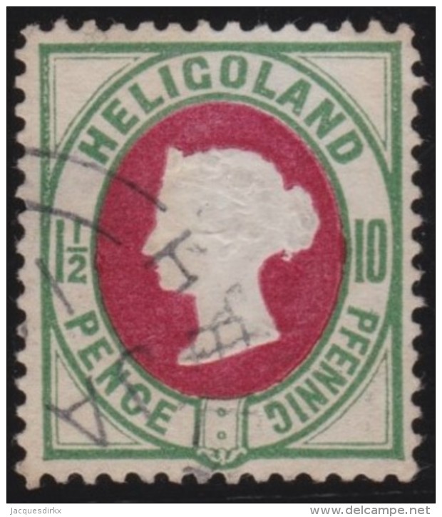 Heligoland     .   Michel    .   14        .      O        .     Gebraucht - Helgoland