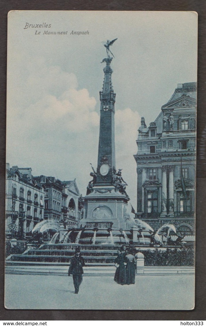The Anspach Monument Brussels, Belgium - Unused - Monumenti, Edifici