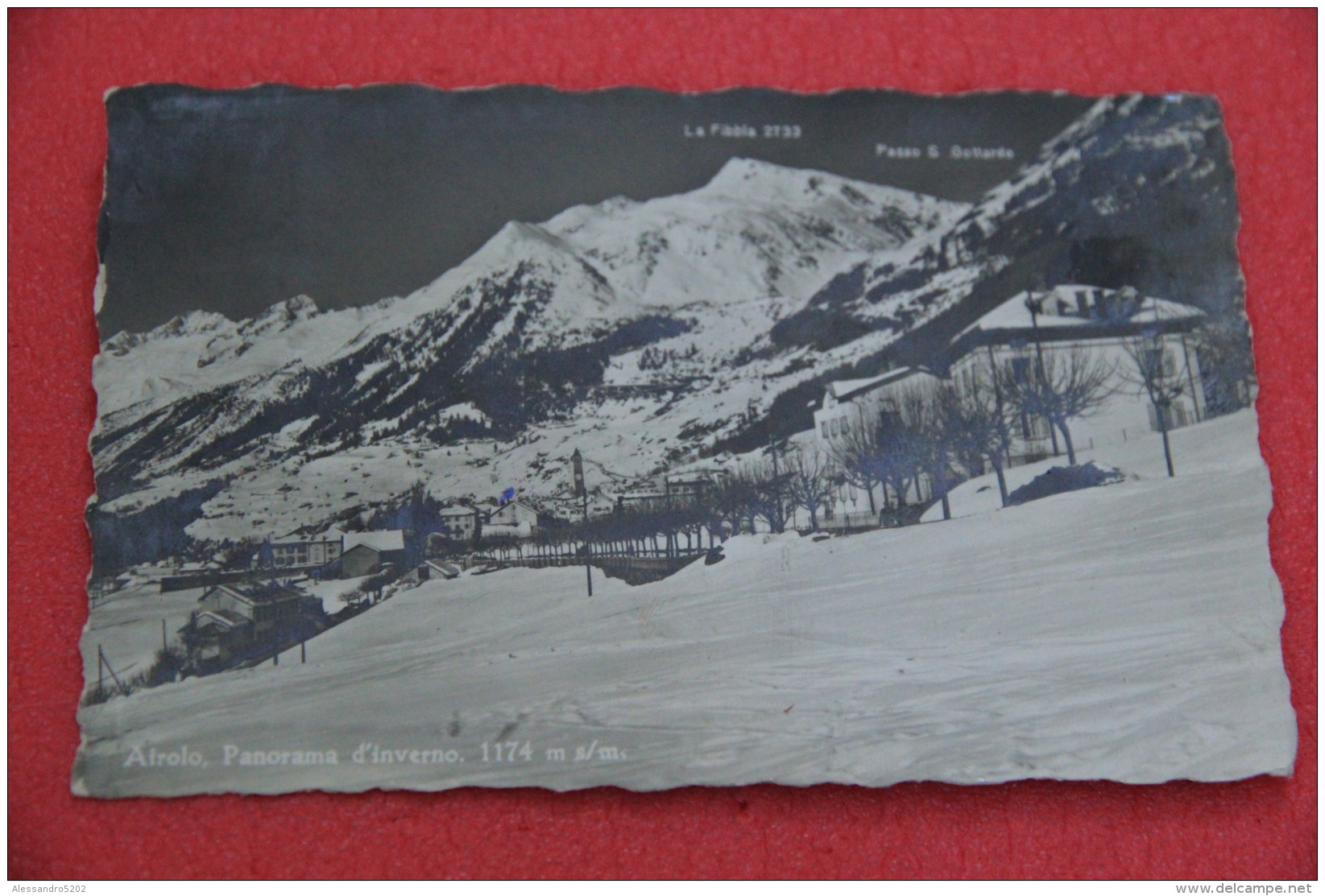 Ticino Airolo Veduta Invernale 1932 - Airolo