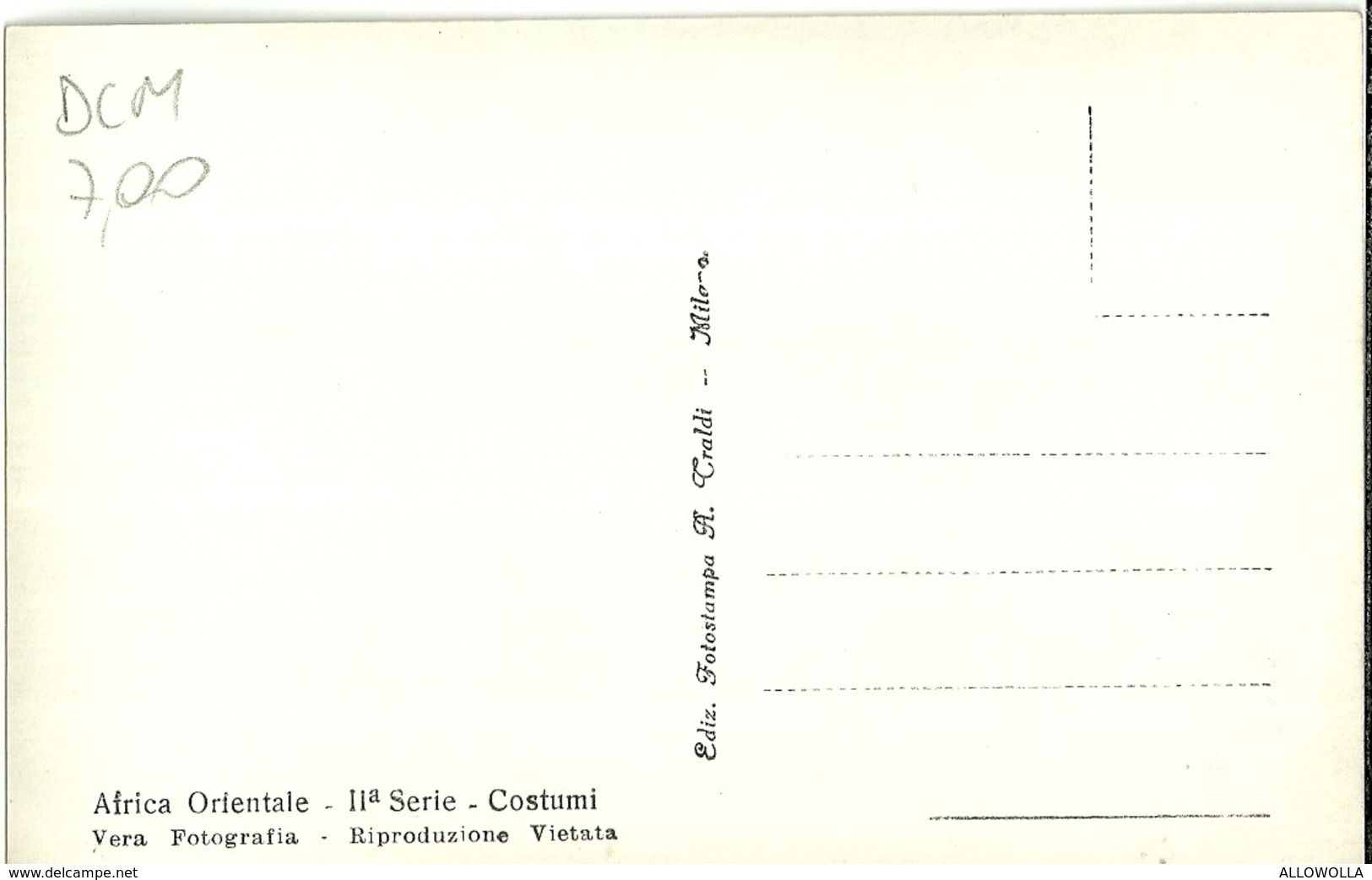 823 " AFRICA ORIENTALE-ABITAZIONI HABAB " FOTOCART ANIM NON SPED. - Etiopia