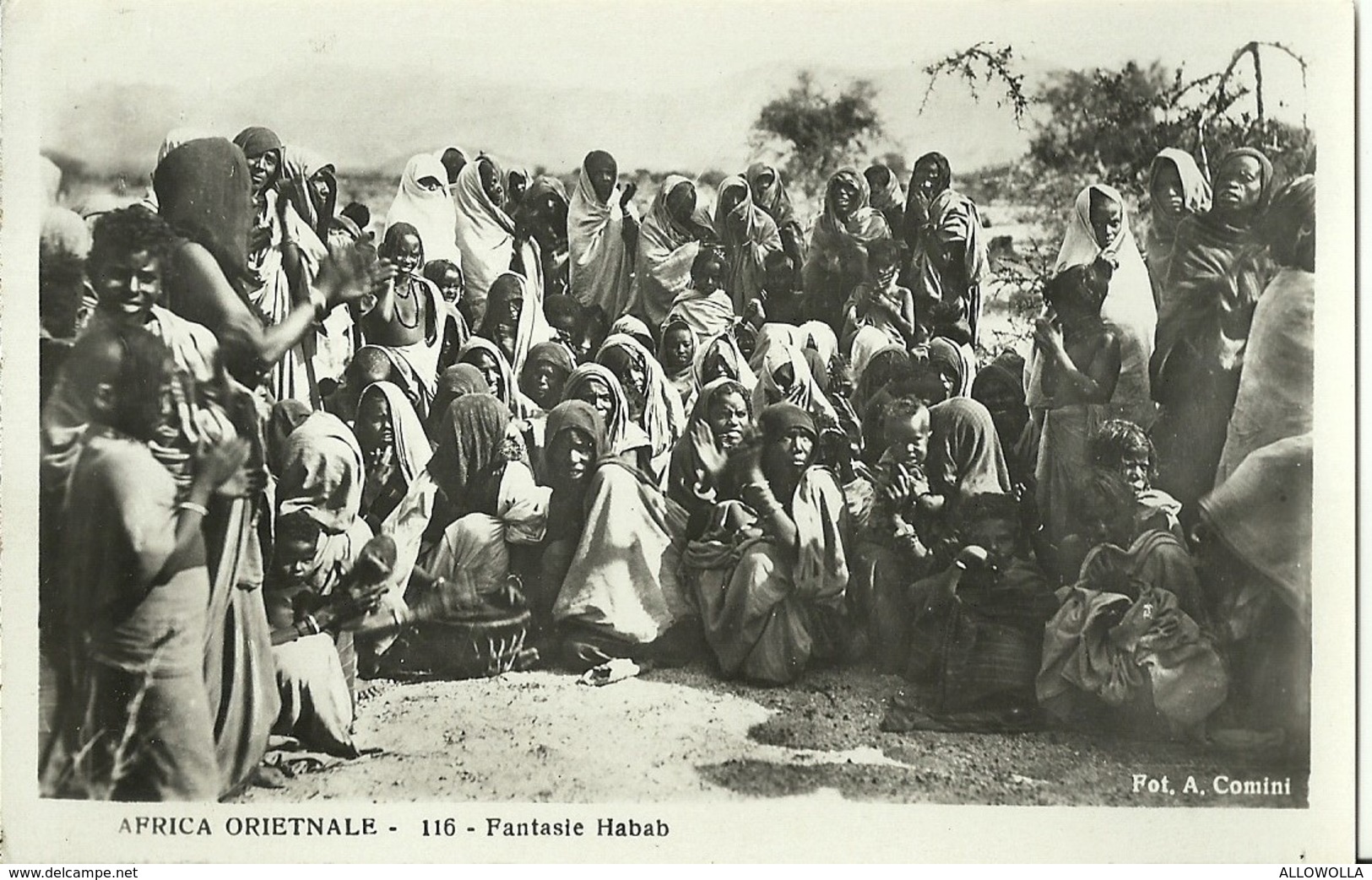 824 " AFRICA ORIENTALE- FANTASIE HABAB " FOTOCART ANIM NON SPED. - Etiopia