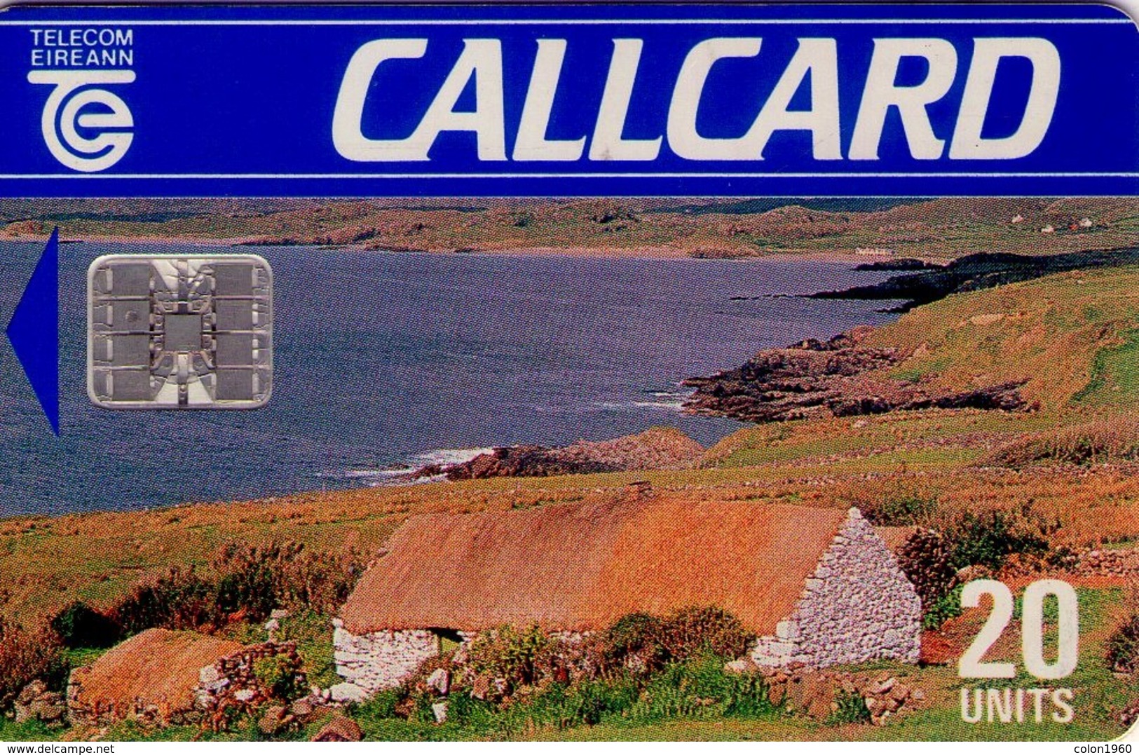 TARJETA TELEFONICA DE IRLANDA, COTTAGE, DAME LINE. 1023a (009) - Irlanda