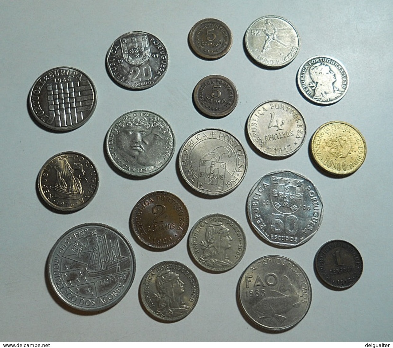 Lot 18 Coins Portugal - Lots & Kiloware - Coins