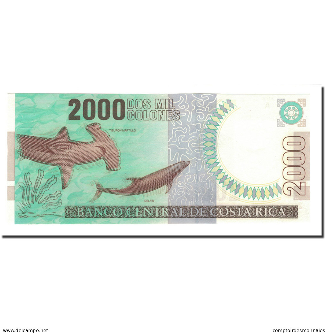 Billet, Costa Rica, 2000 Colones, 1998, 1997-07-30, KM:265a, NEUF - Costa Rica