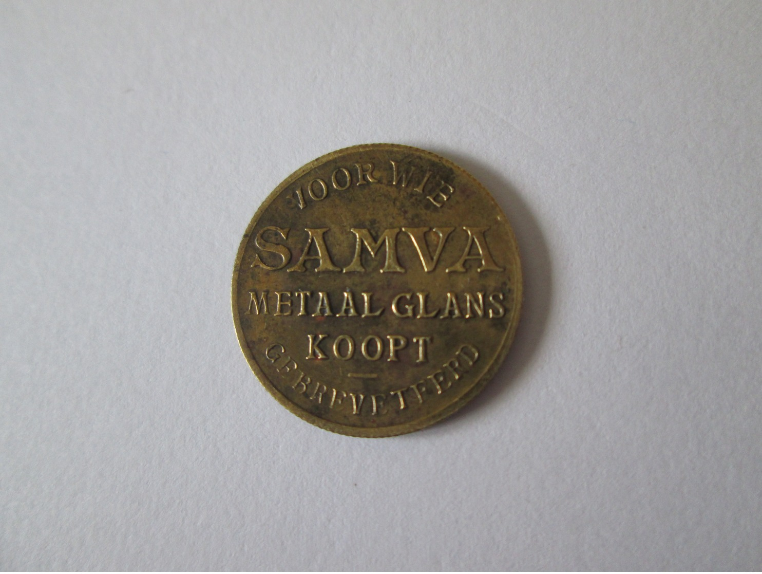 Belgium Token/jeton Samva 25 Centimes - Professionnels / De Société