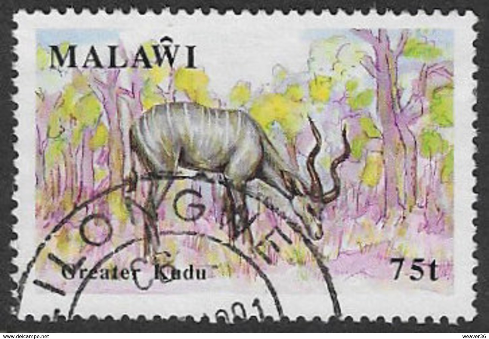 Malawi SG860 1991 Wildlife 75t Good/fine Used [37/30832/2D] - Malawi (1964-...)