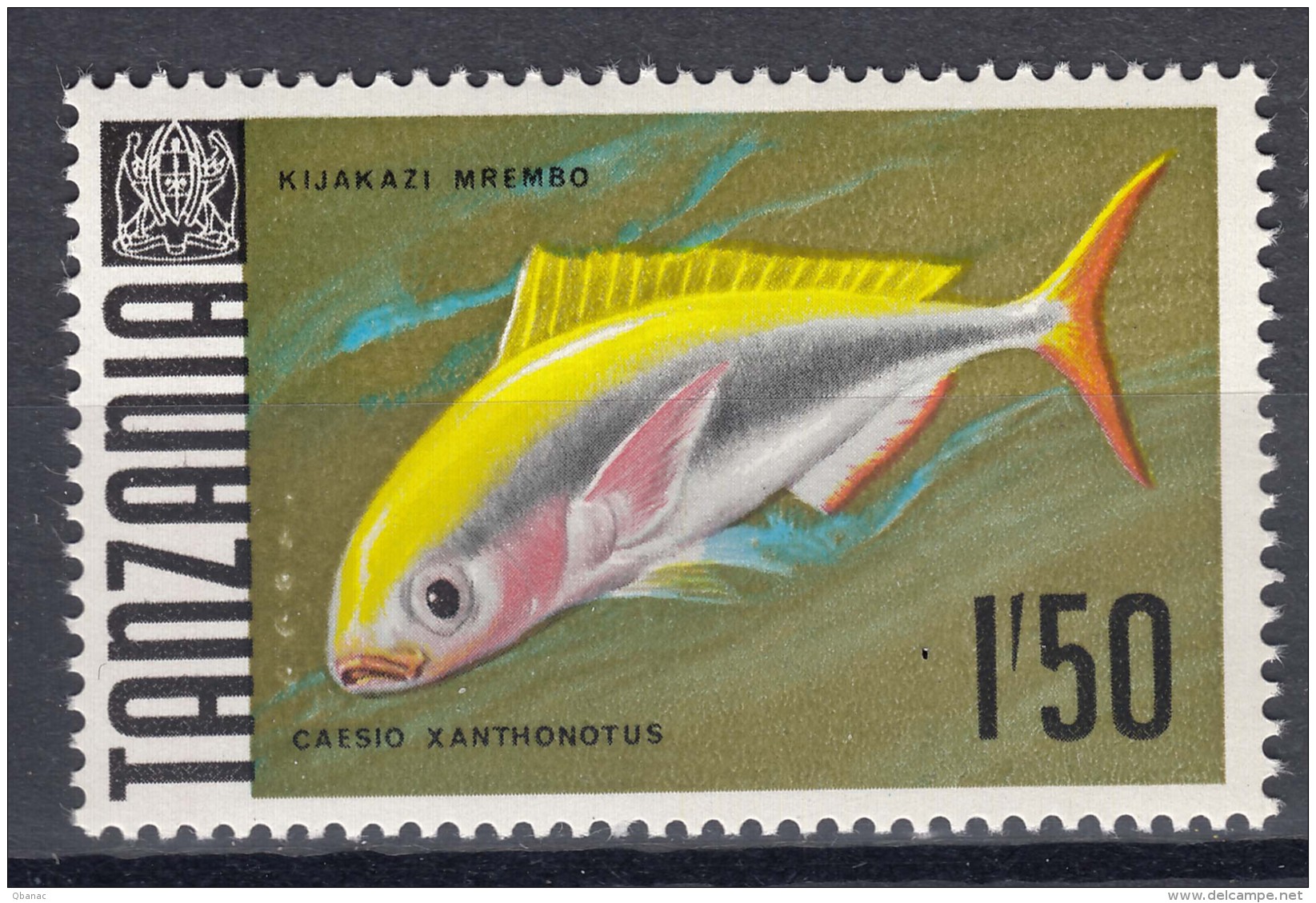 Tanzania 1967 Tropical Fish Mi#30 Mint Never Hinged - Tanzanie (1964-...)