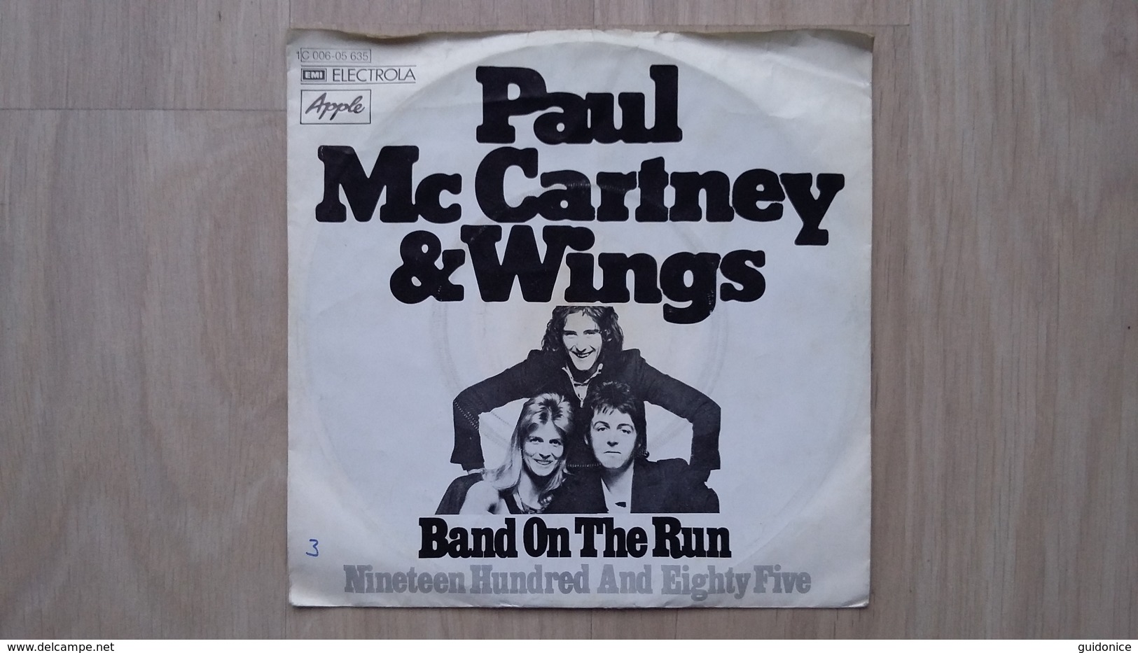 Paul McCartney & Wings - Band On The Run - Vinyl-Single - Rock