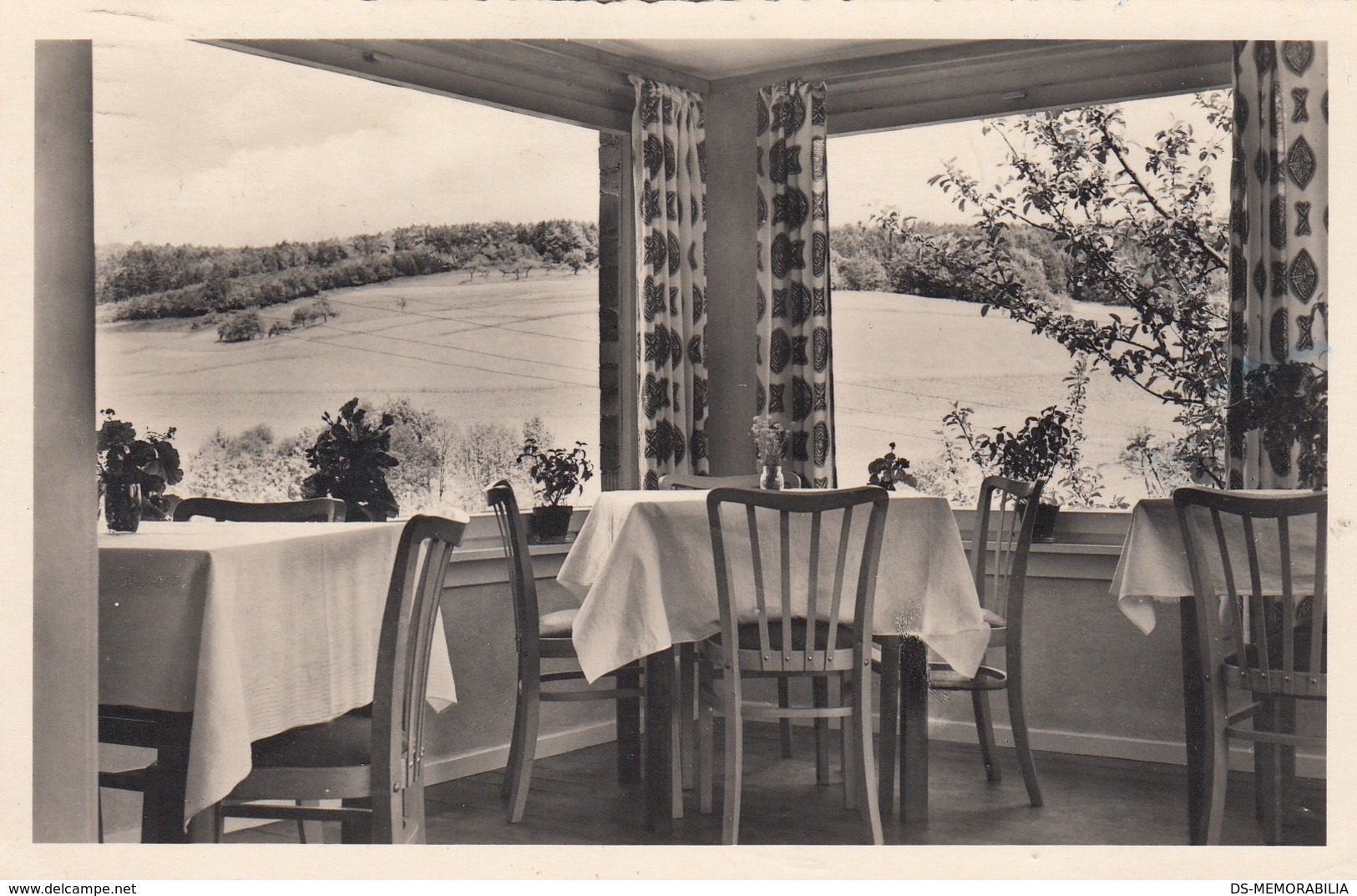 Olfen Odenwald - Pension Miltenberger - Blick Aus Esszimmer 1957 - Coesfeld