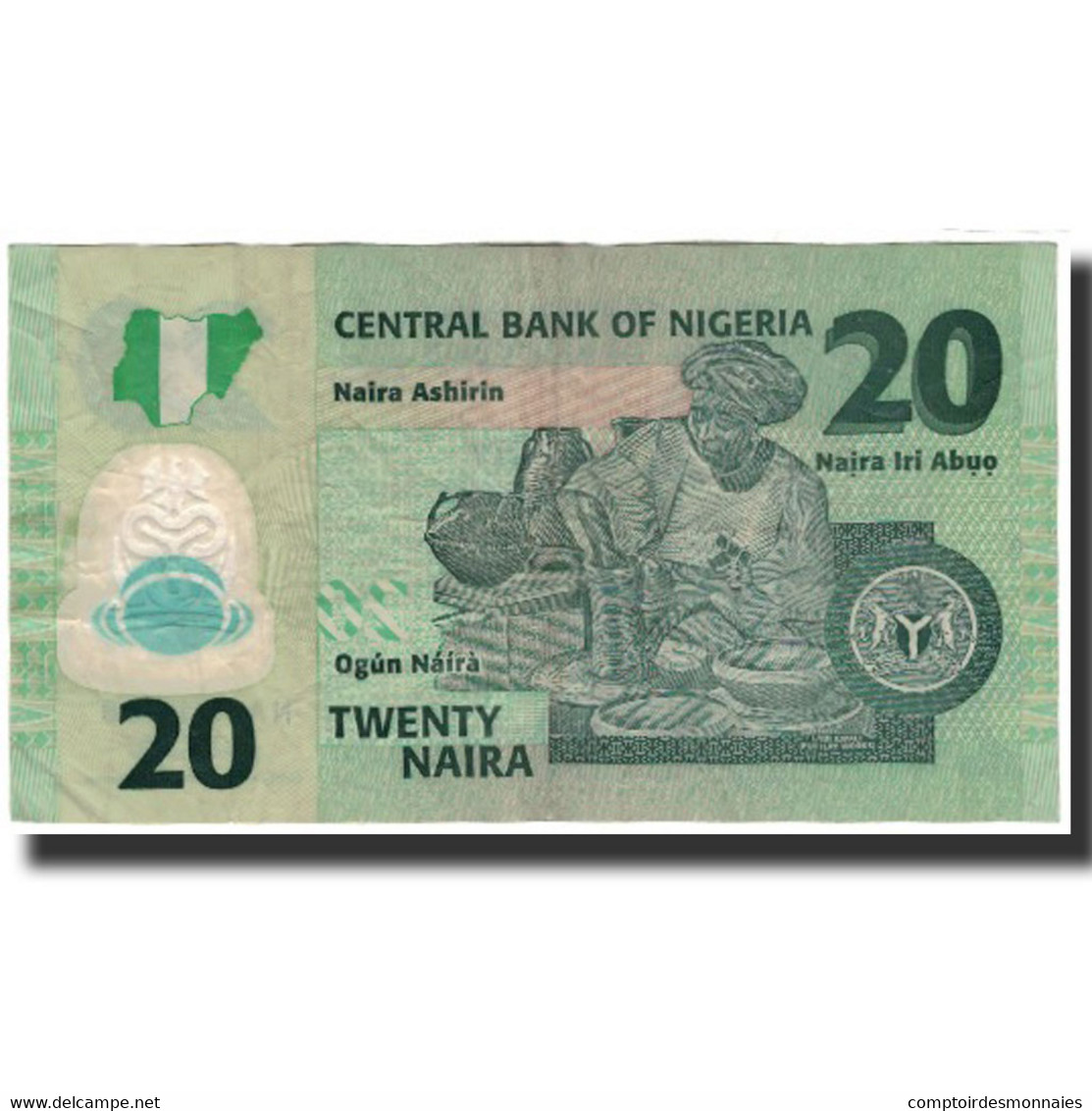 Billet, Nigéria, 20 Naira, 2008, KM:34d, TB - Nigeria