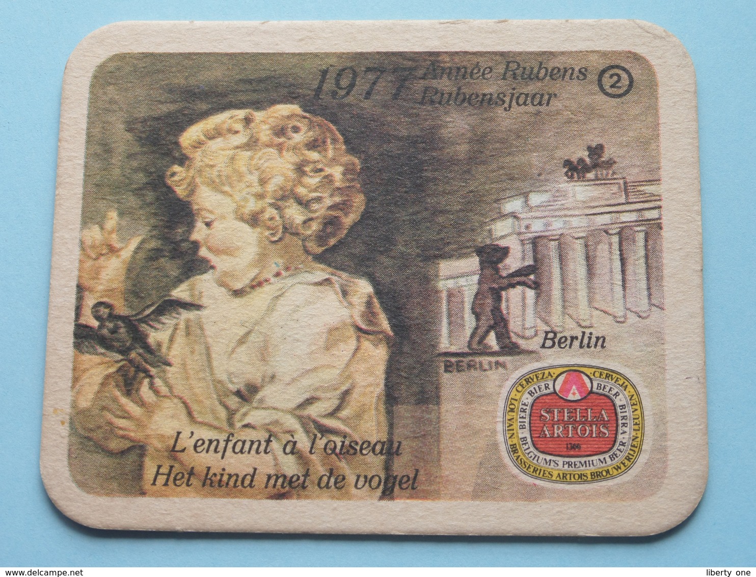 1577 - 1977 RUBENSJAAR / Année RUBENS ( BERLIN ) 2 ( Sous Bock / Coaster / Onderlegger ) ! - Sous-bocks