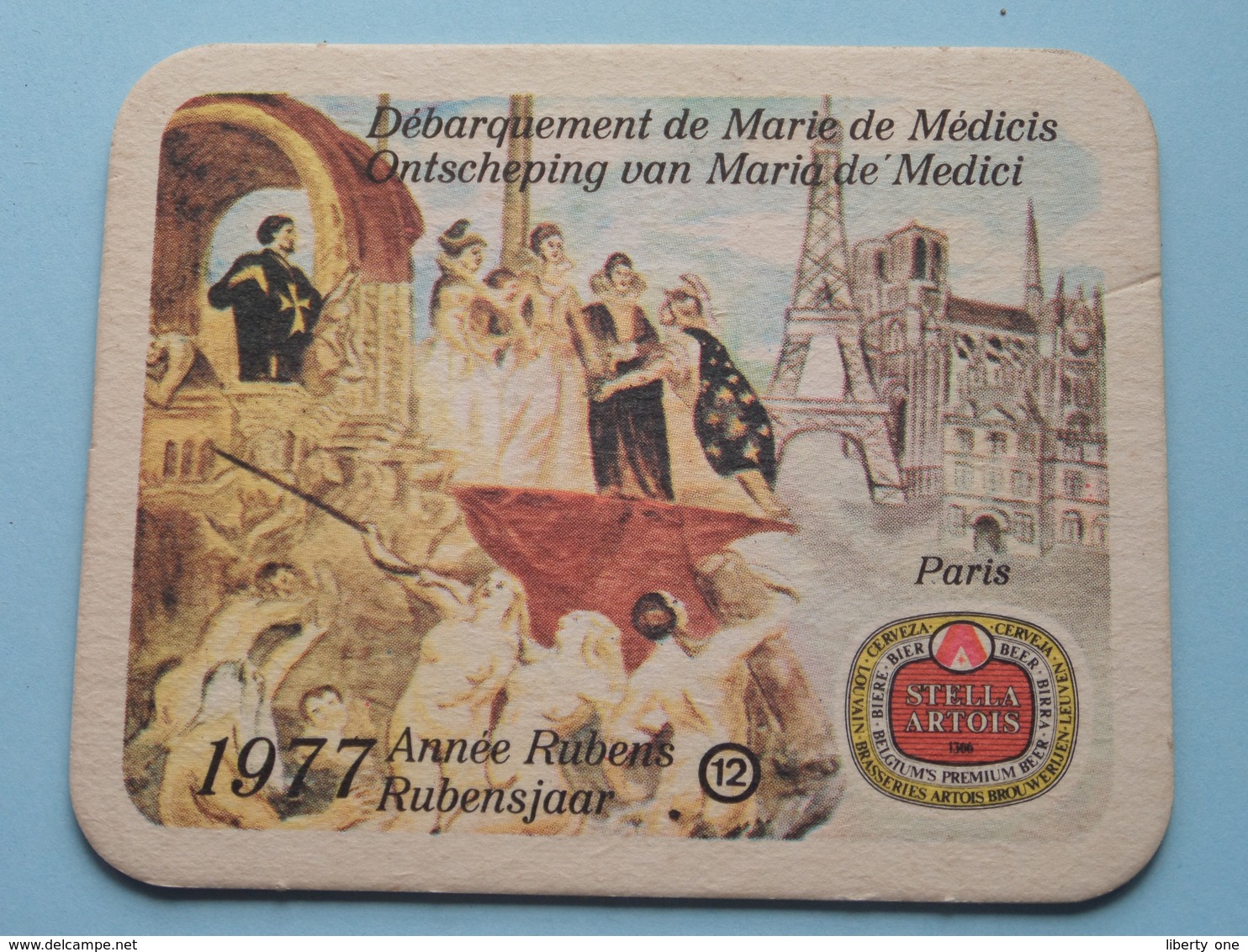 1577 - 1977 RUBENSJAAR / Année RUBENS ( PARIS ) 12 ( Sous Bock / Coaster / Onderlegger ) ! - Sous-bocks