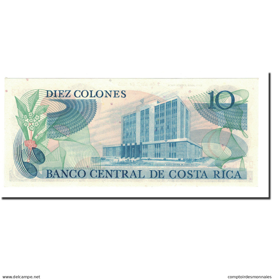 Billet, Costa Rica, 10 Colones, 1972-87, 1983-04-07, KM:237b, NEUF - Costa Rica