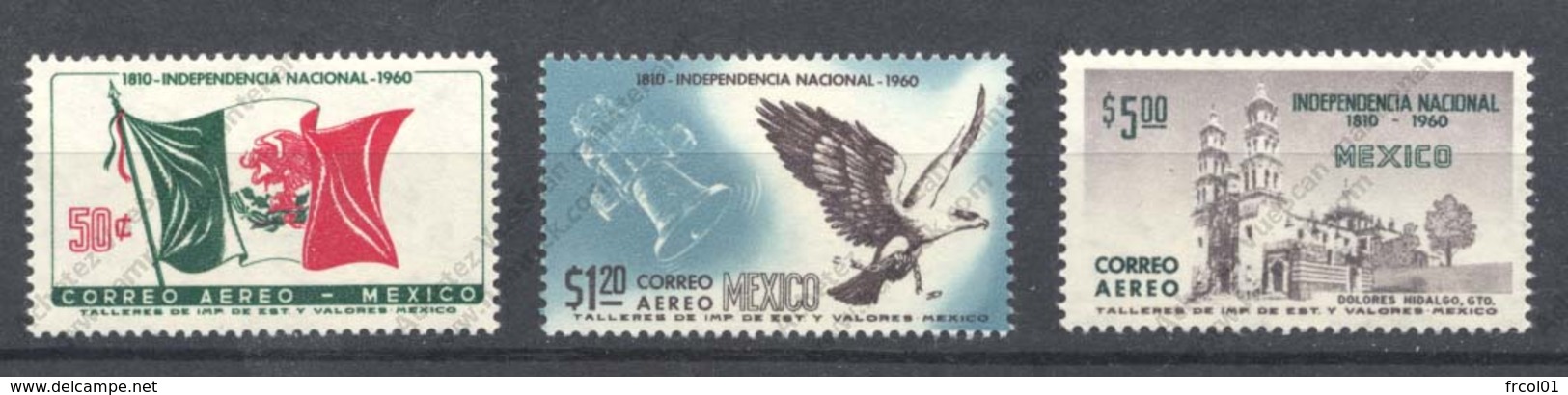 Mexique, Yvert PA211/213**, Scott C250/252**, MNH - Mexico