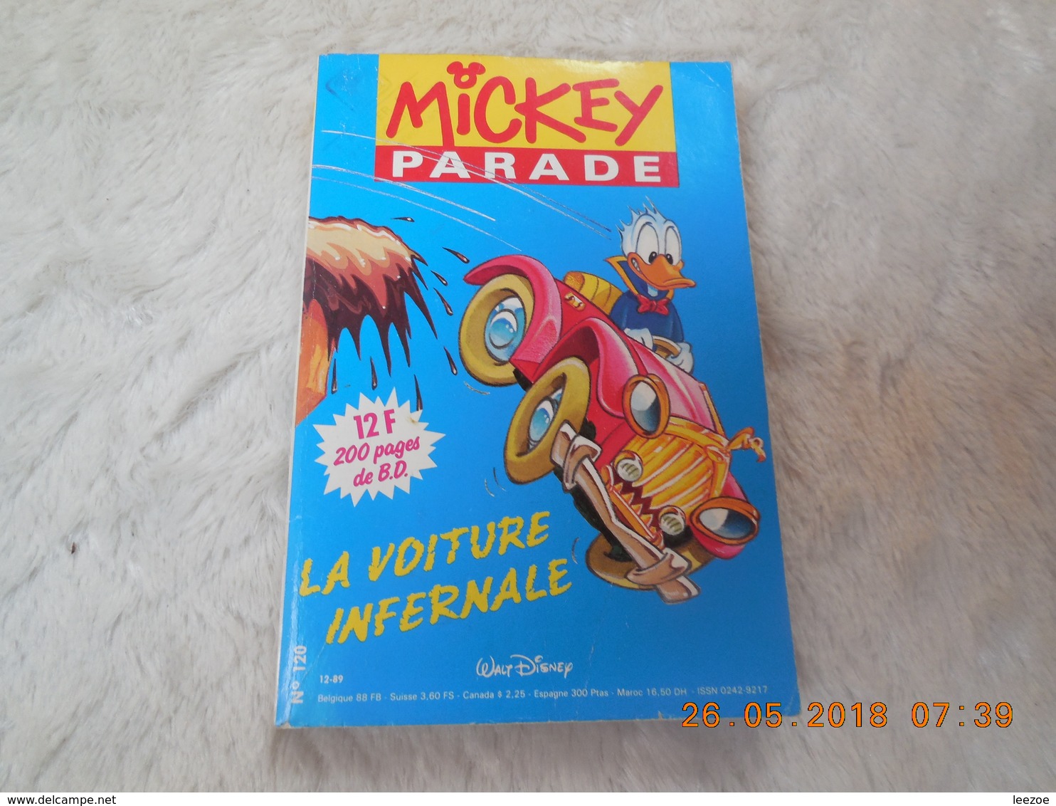 Mickey Parade (2ème Série) : N° 120, La Voiture Infernale..MICKY MAUS. - Mickey Parade
