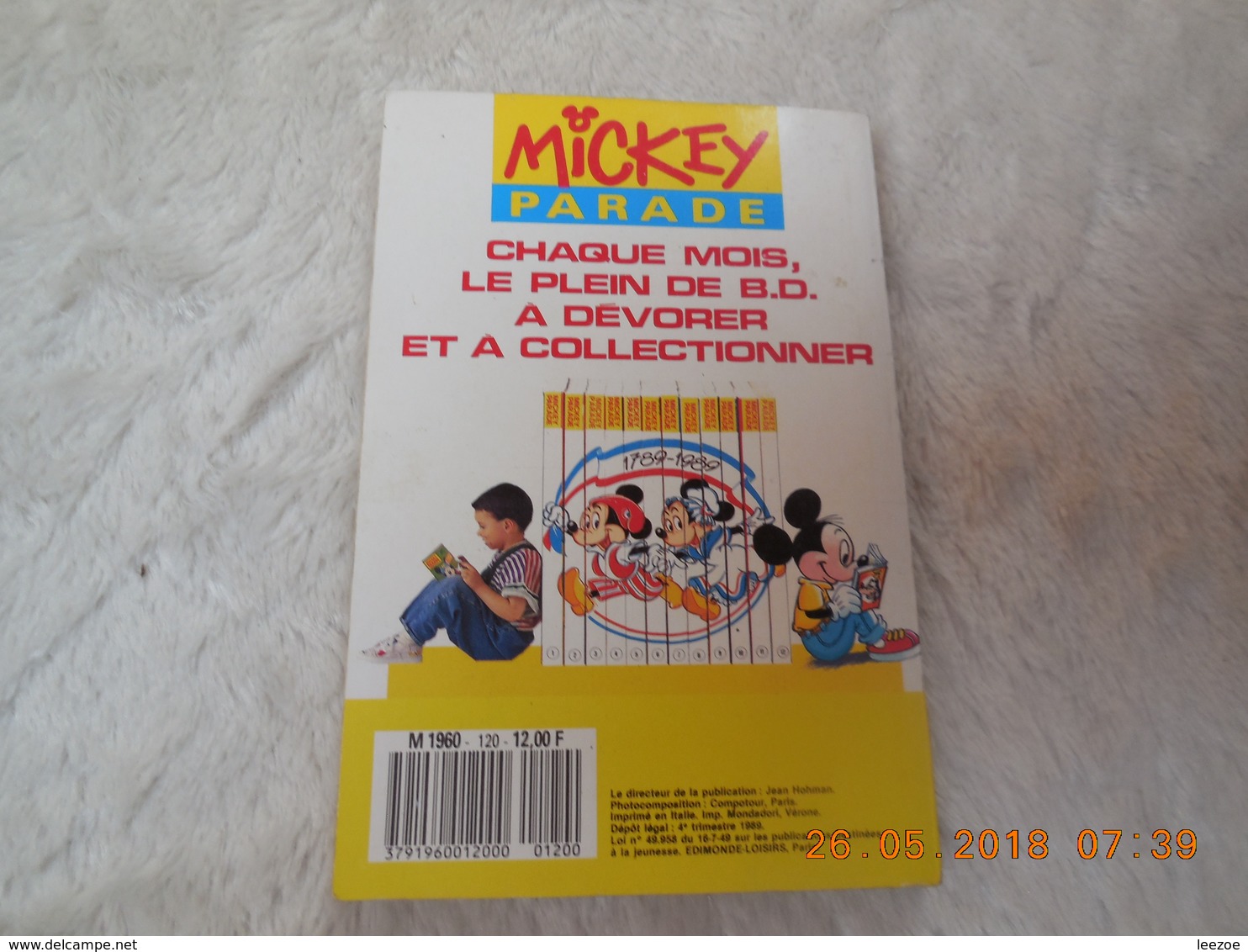 Mickey Parade (2ème Série) : N° 120, La Voiture Infernale..MICKY MAUS. - Mickey Parade