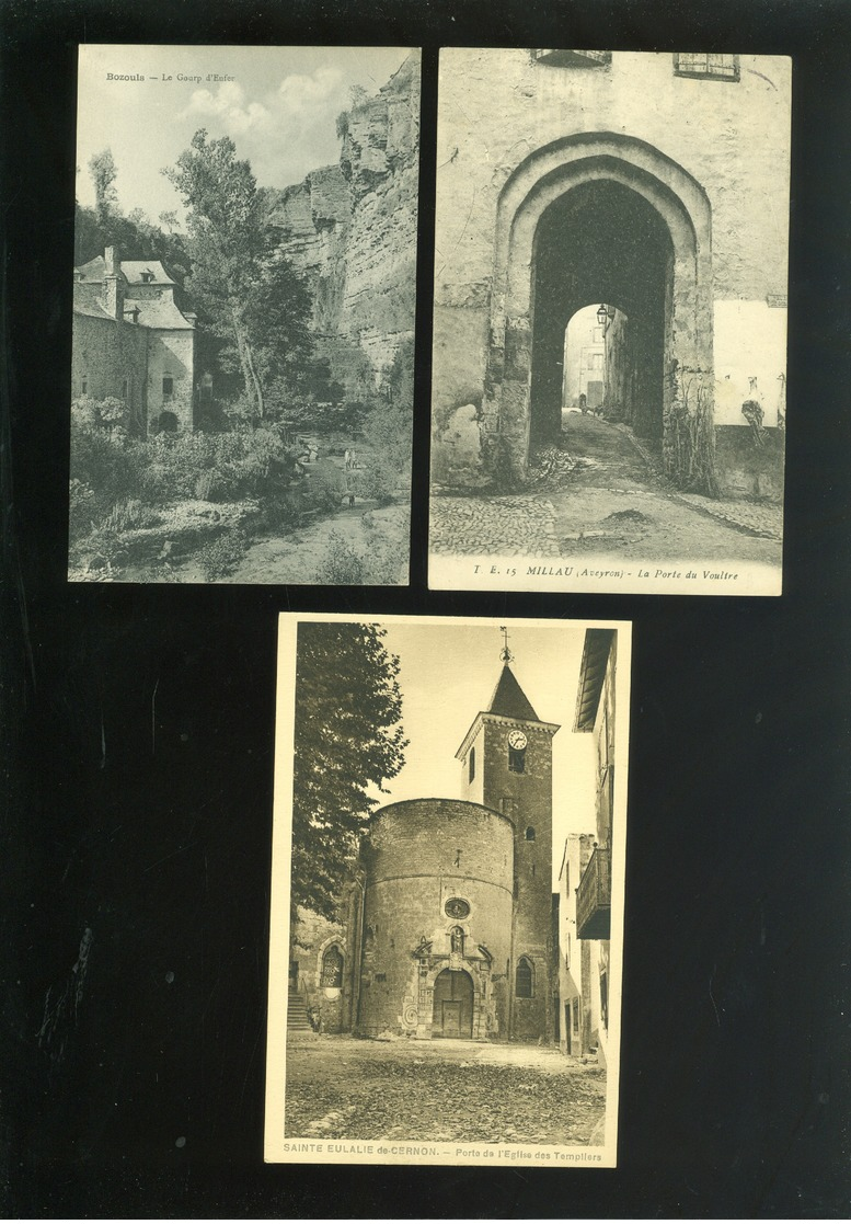 Lot de 38 cartes postales de France   Aveyron     Lot van 38 postkaarten van Frankrijk ( 12 ) - 38 scans