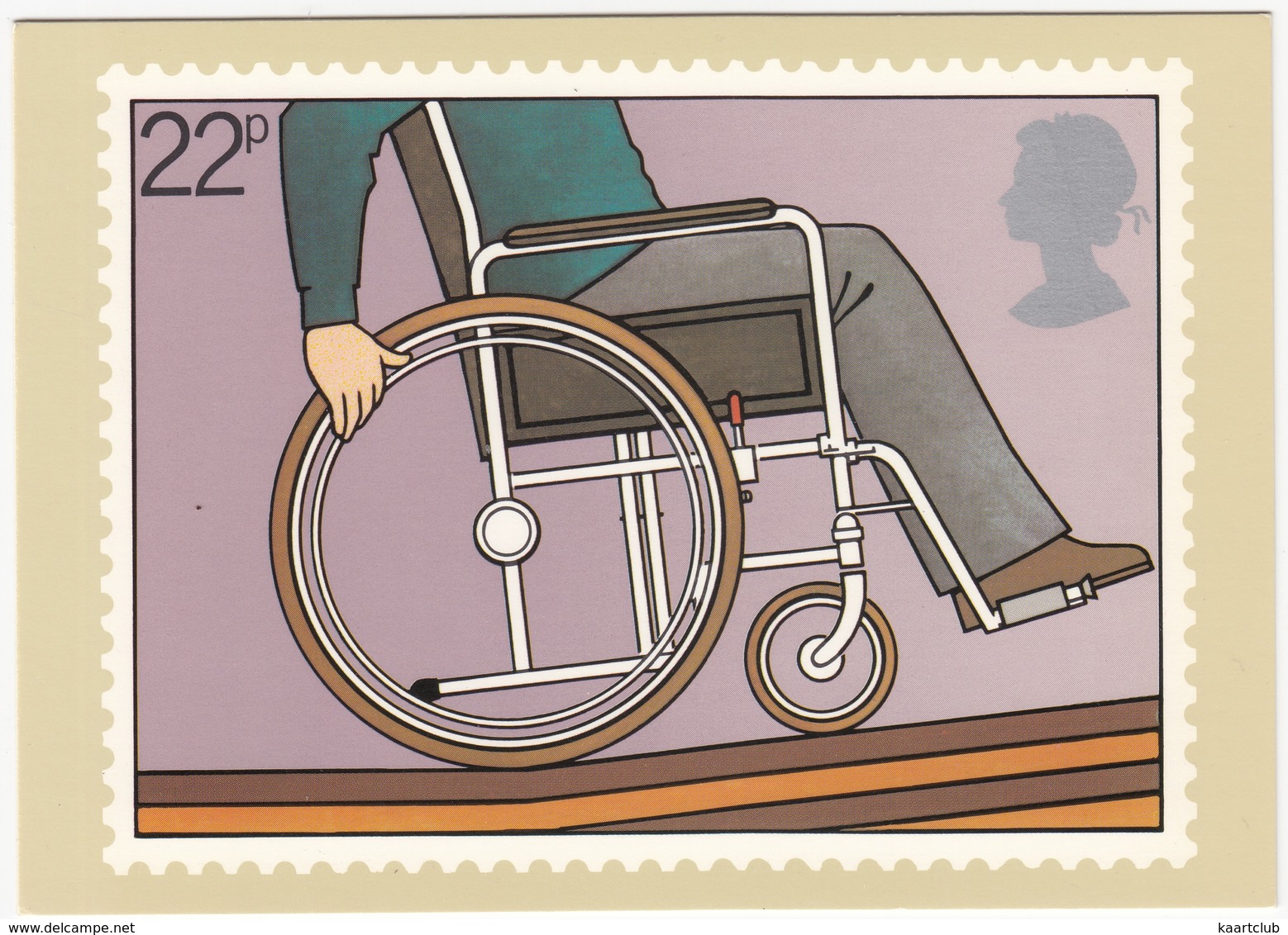 Person In Wheelchair - (22p Stamp) - International Year Of Disabled People - 1981 - (U.K.) - Postzegels (afbeeldingen)