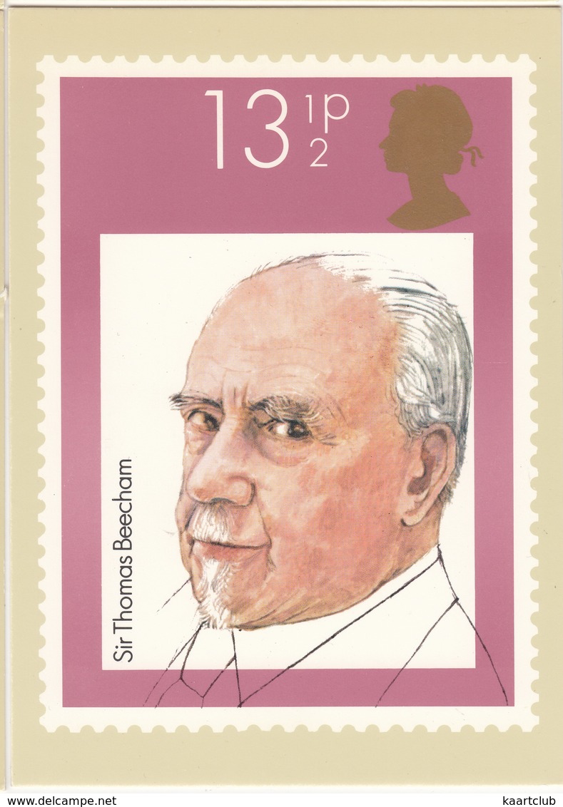 Sir Thomas Beecham - (13,5p Stamp) - Music - British Conductors - 1980 - (U.K.) - Postzegels (afbeeldingen)