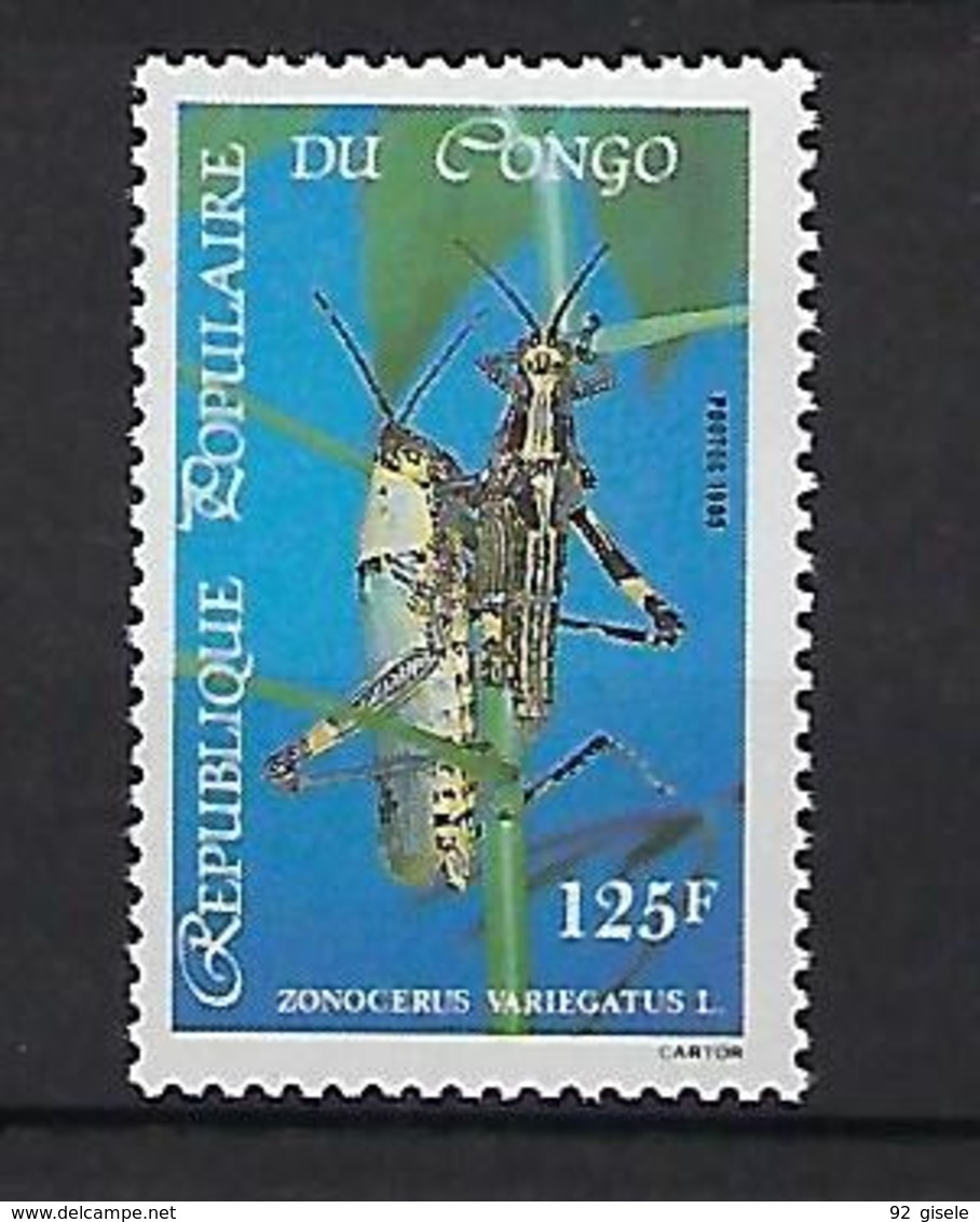 Congo YT 749 " Le Criquet Puant " 1985 Neuf** - Neufs