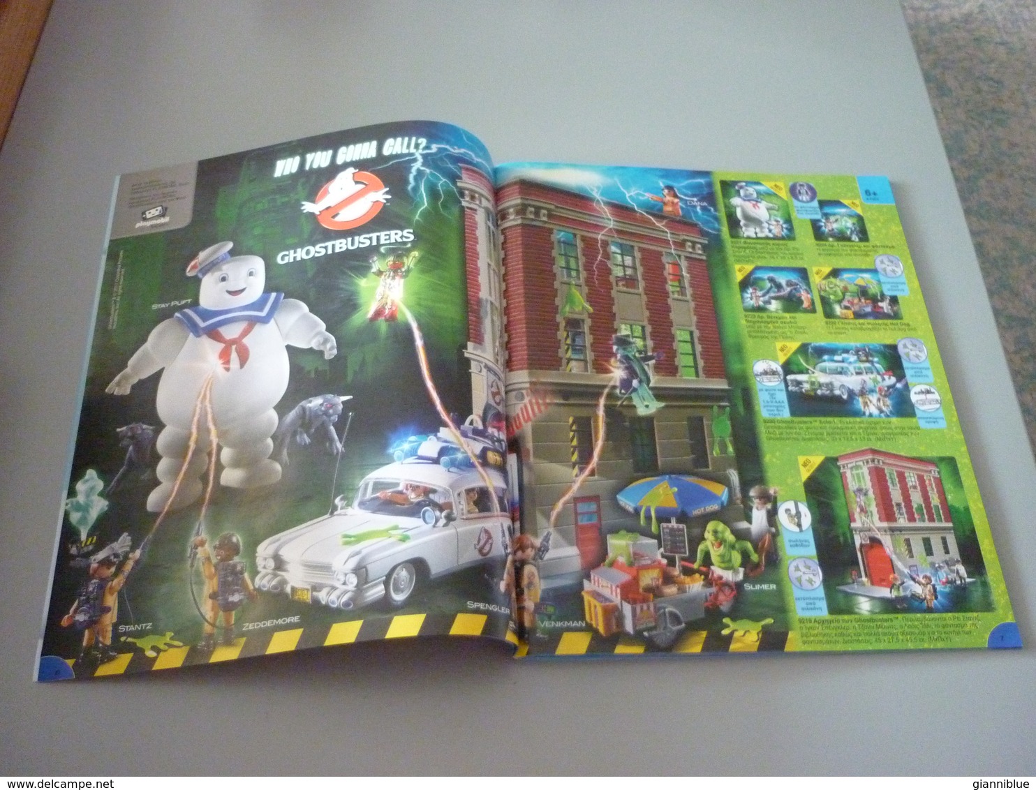 Greek Playmobil Collectible Catalog Catalogue 2017 Ghostbusters