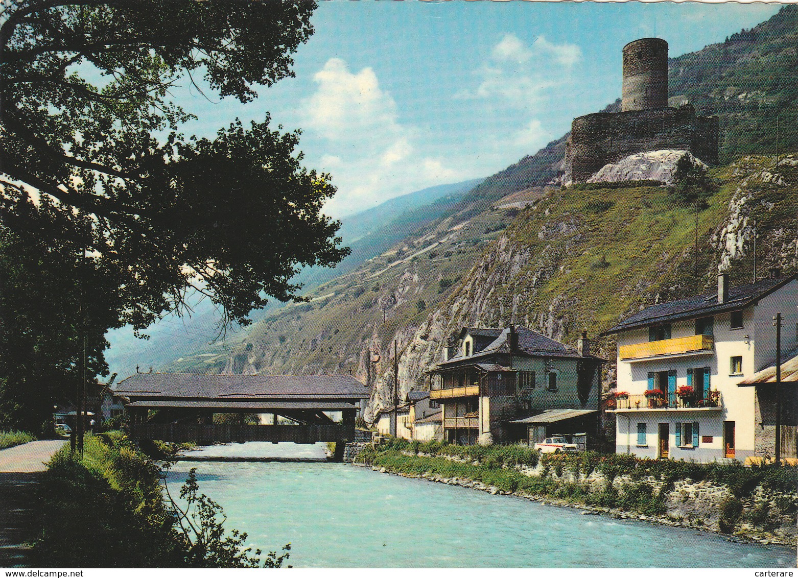 SUISSE,SWITZERLAND,SWISS, HELVETIA,SCHWEIZ,SVIZZERA ,VALAIS, MARTIGNY,STATION THERMALE,pont - Martigny