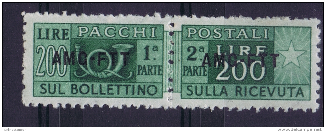 Italy  AMG FTT  Pacchi Sa 23 Postfrisch/neuf Sans Charniere /MNH/** - Colis Postaux/concession