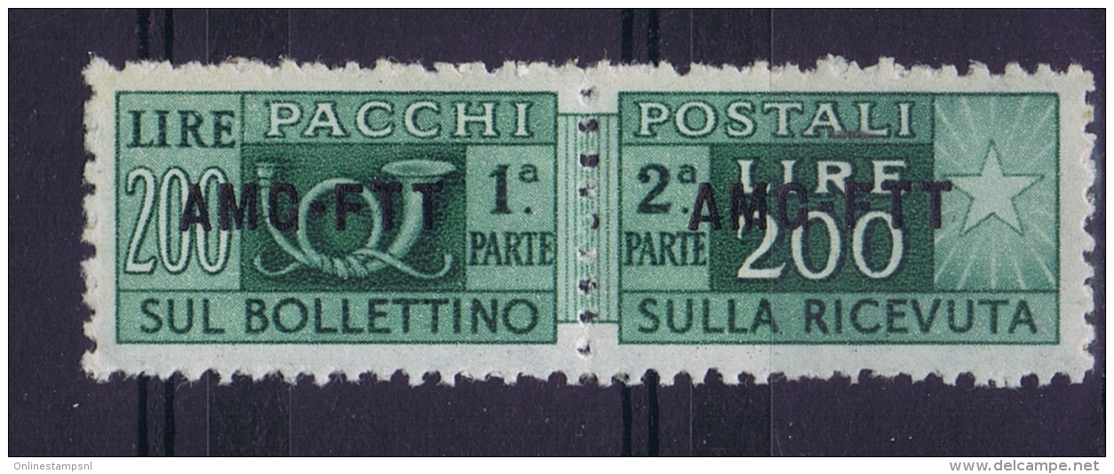 Italy  AMG FTT  Pacchi Sa 23 Postfrisch/neuf Sans Charniere /MNH/** - Postpaketen/concessie