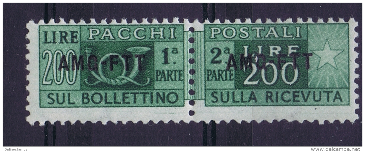 Italy  AMG FTT  Pacchi Sa 23 Postfrisch/neuf Sans Charniere /MNH/** - Colis Postaux/concession