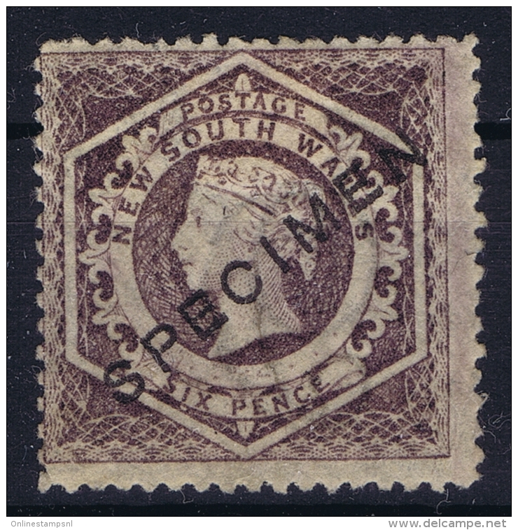 New South Wales  Sg 14 SPECIMEN Yv 30 MH/* Flz/ Charniere - Nuevos