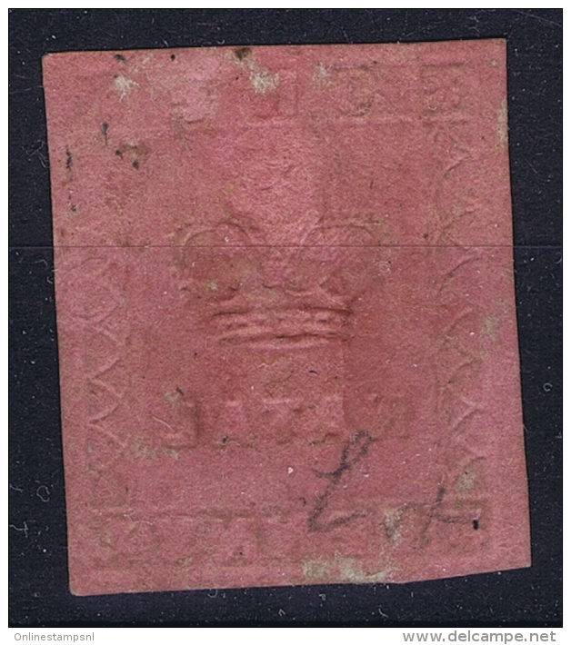 South Africa Natal  SG 2  Mi 2  Yv 1 MH/* Flz/ Charniere Very Nice Borders And Embossing. - Natal (1857-1909)