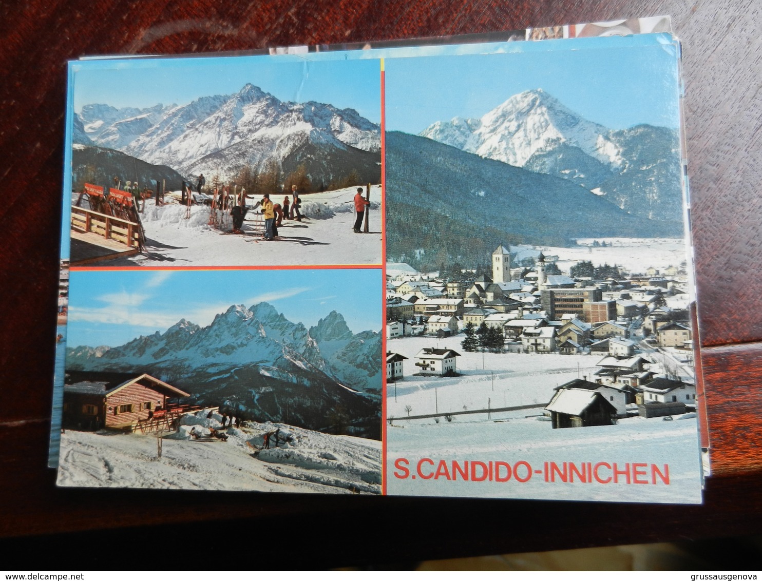 1263) S. CANDIDO INNICHEN SKIZEZENTRUM MONTE ELMO TRE VEDUTE VIAGGIATA - Bolzano (Bozen)