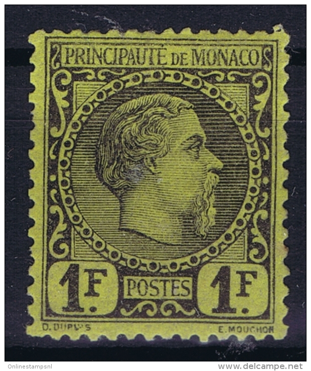 Monaco:  Yv 9  Mi 9  MH/* Flz/ Charniere - Neufs