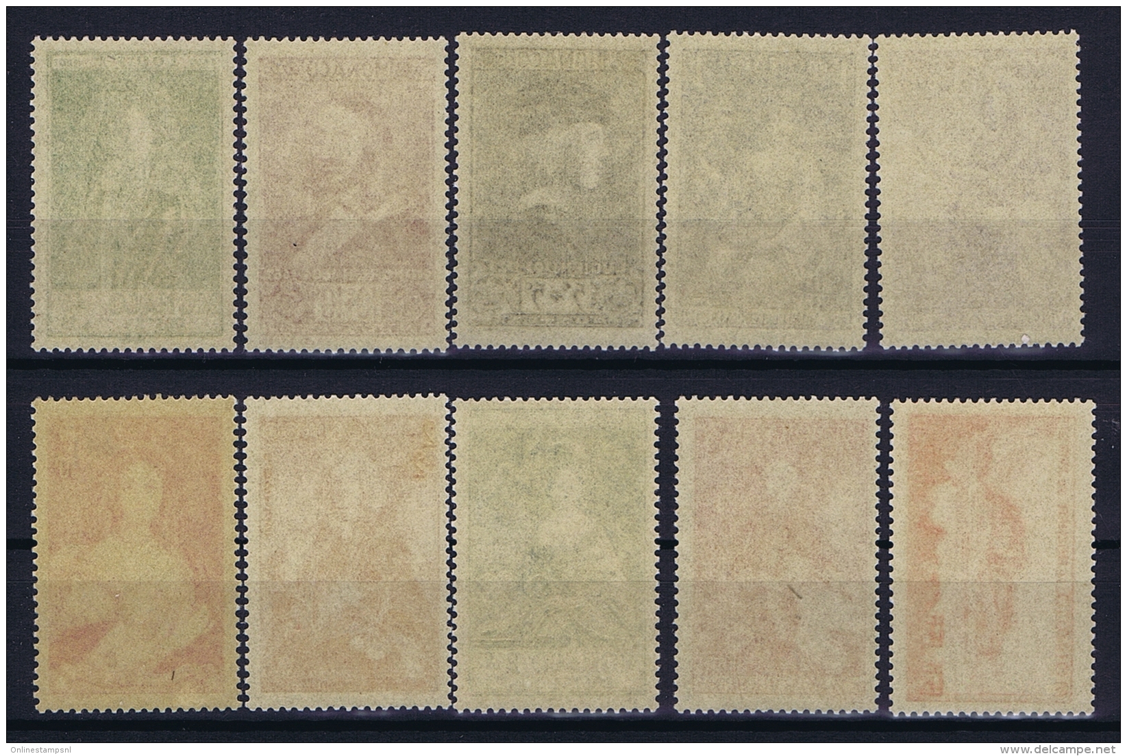 Monaco:  Yv 185 - 194  Mi  190 - 199 Postfrisch/neuf Sans Charniere /MNH/**  1939 - Nuevos