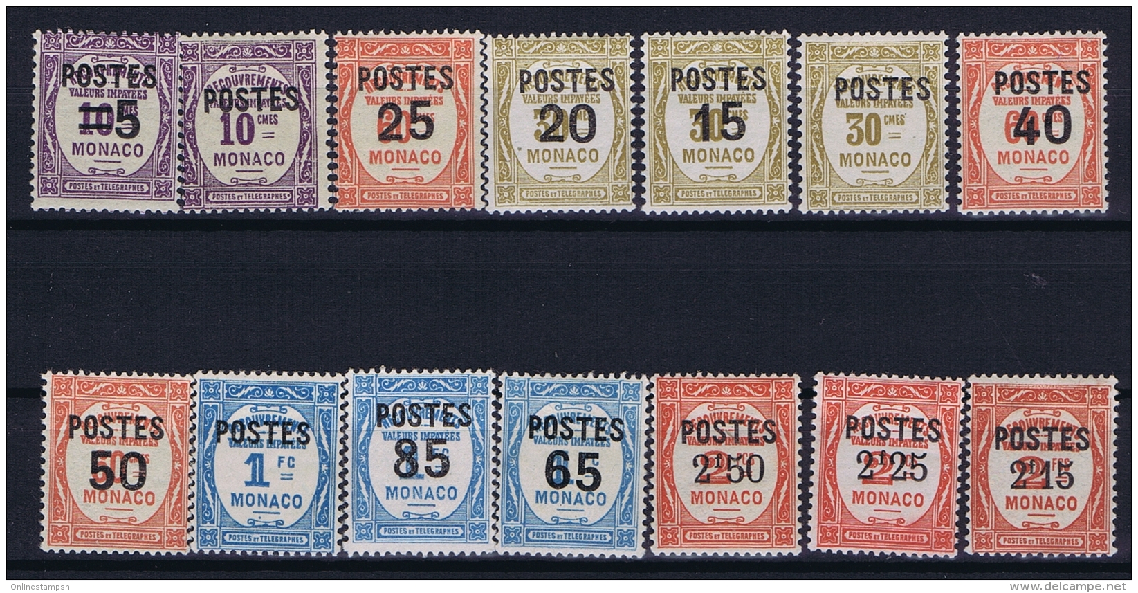 Monaco:  Yv 140 - 153  Mi  149 - 162Postfrisch/neuf Sans Charniere /MNH/**  1937 - Unused Stamps