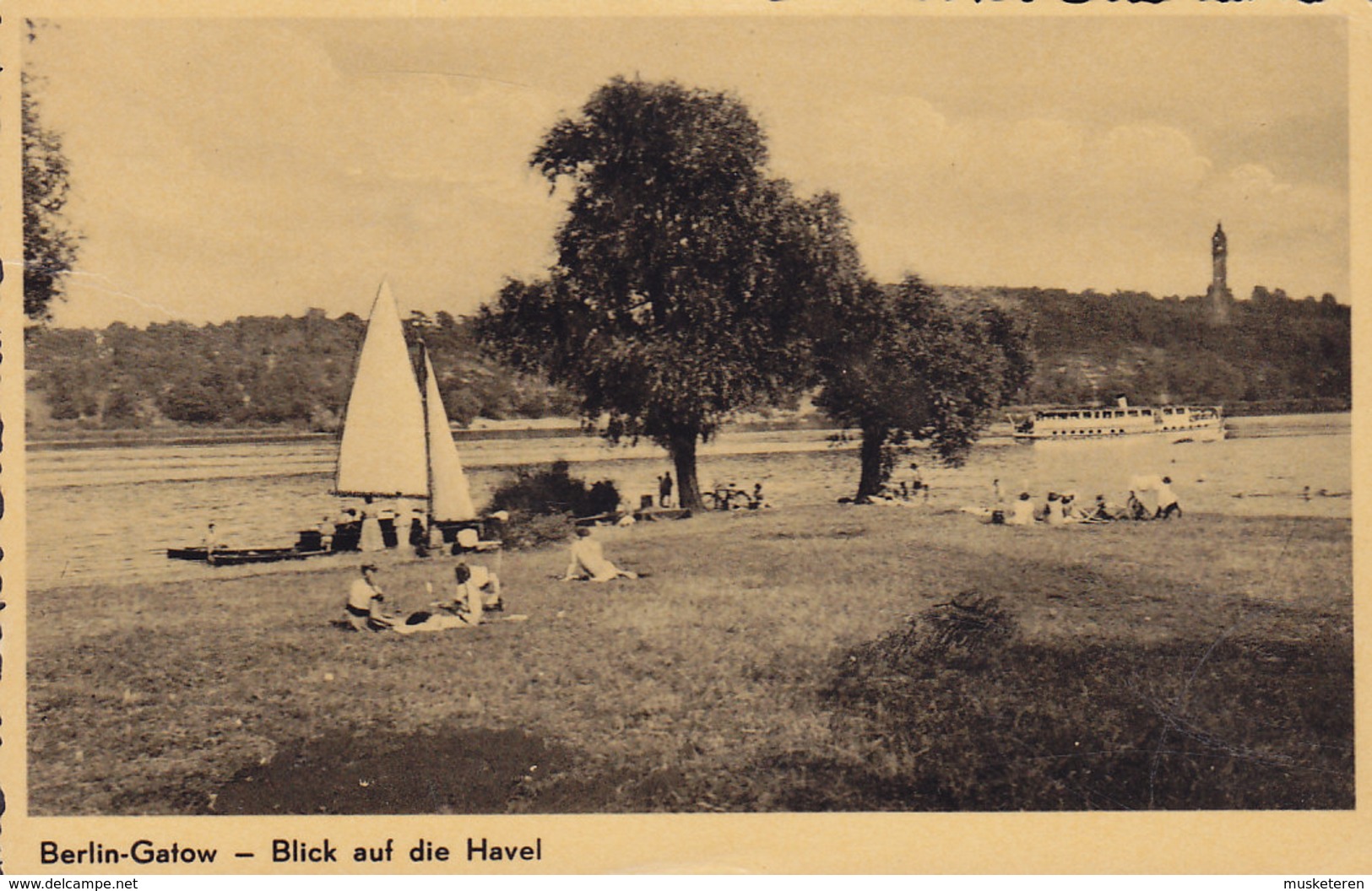 Germany PPC Berlin-Gatow - Blick Auf Die Havel Foto U. Verlag Herbert Meyerheim, Berlin-Wilmersdorf (2 Scans) - Gatow